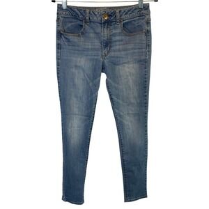 American Eagle Outfitters Women's Size 6 Hi-Rise‎ Jeggings Light Wash